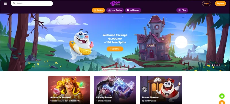 Boo Casino customer support and help center interface